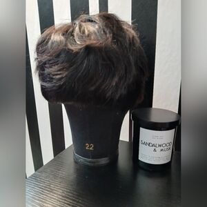 Short Black Human Pixie Cut Wig